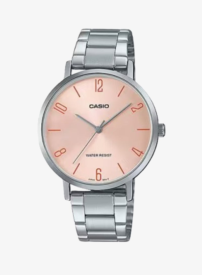Women's Stainless Steel Analog Watch LTP-VT01D-4B2UDF - 34 mm