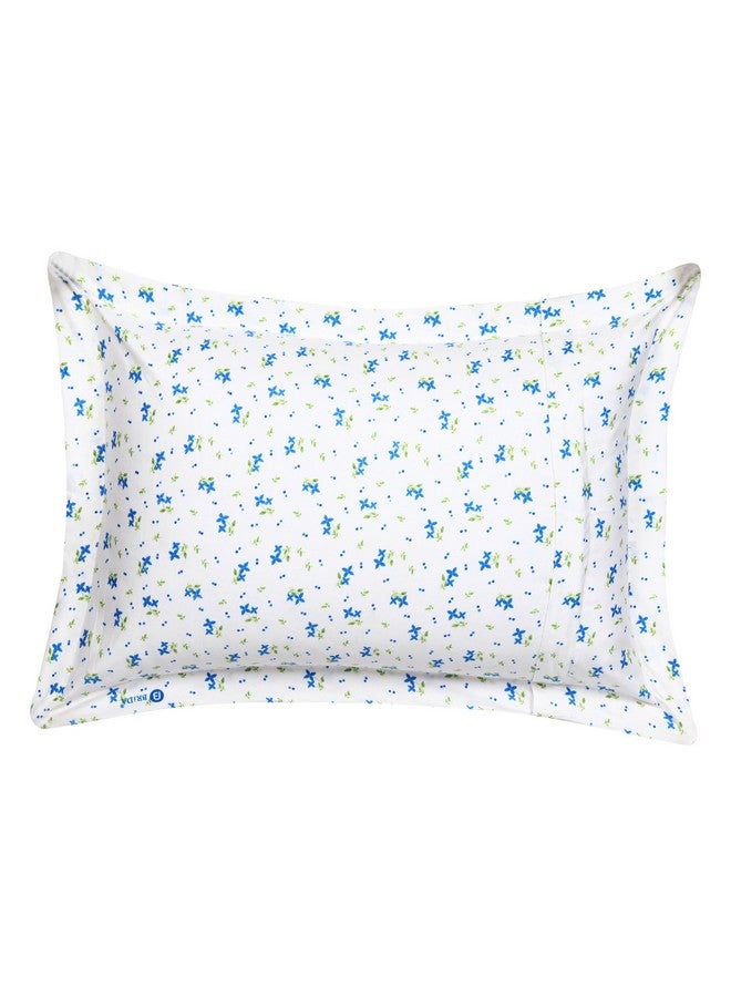 HOUSE FOX Zipper Cotton Pillow Covers/Cases/Protectors (NOT Pillow) Set of 2 Pair Or 4 Pcs,Size -18x28inch with Zip/Chain (Standard, Pink Blue Flower) - Image 5