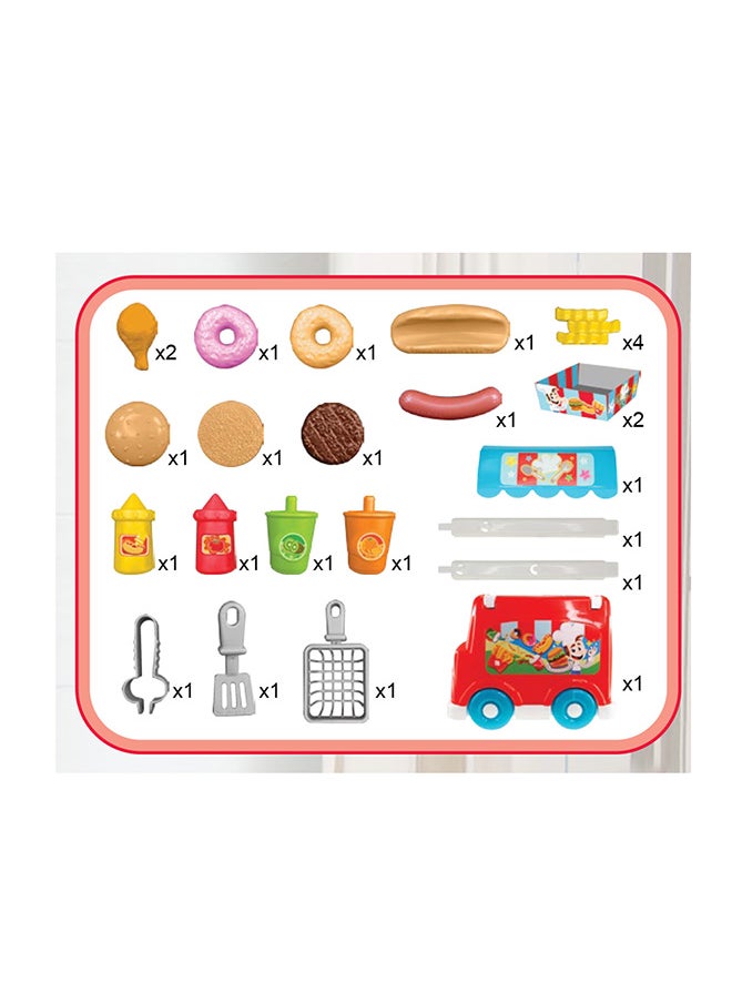 Happy Kids Little Learners Deli Truck Playset - Transforming Food Stand With Sound Effects And 26 Pieces  - Image 2