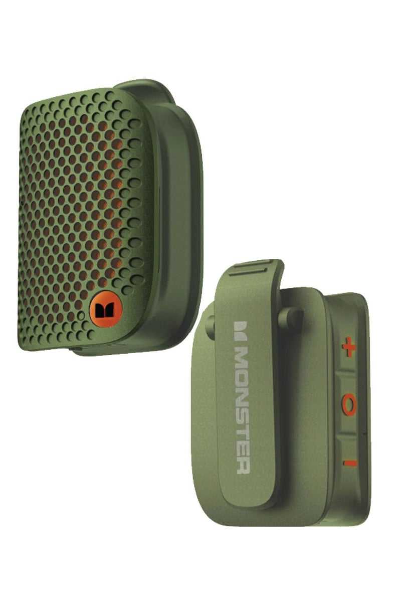 Monster M3 Wearable Portable  Magnetic Speaker Clip-on Bluetooth Speaker TWS Stereo Broadcast Portable Speaker - Image 4