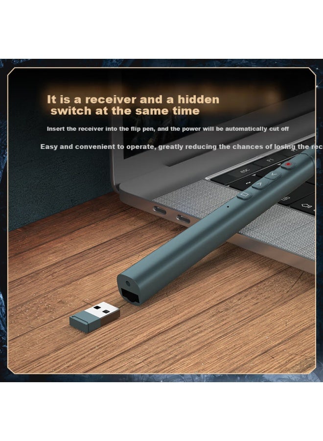 Whist Z3 Black Red Laser Pointer, Ppt Page Turner, Teacher's Multimedia Telescopic Pointer, Wand Suitable For Seewo Whiteboard Writing Touch Pen, Teaching Pointer, Ruler - Image 5