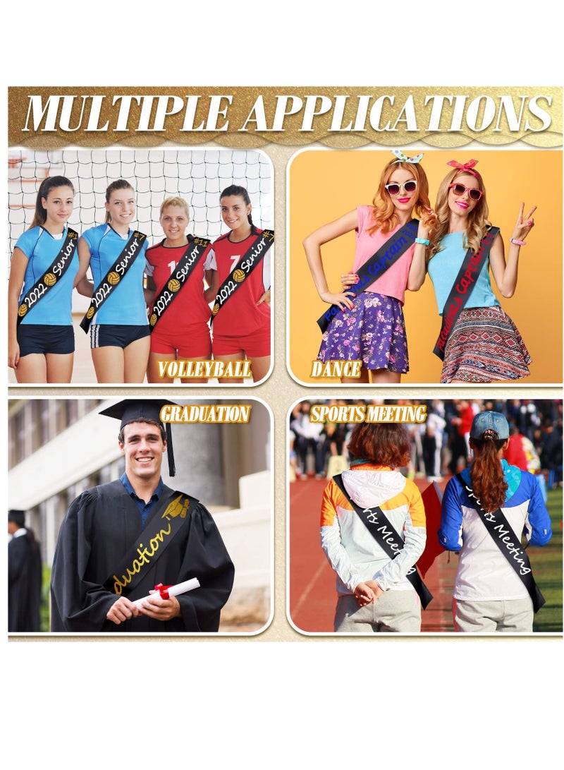 إكسفور 36 قطعة من وشاح الساتان الفارغ للمسابقات 2024 أوشاح لتزيين حفلات الزفاف وأعياد الميلاد وحفلات العودة للوطن وحفلات التخرج - Image 4