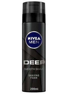 MEN DEEP Clean Shave Shaving foam, Antibacterial Black Carbon 200ml