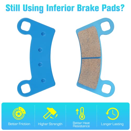 Magorfas Brake Pads Ceramic for Polaris RZR-S 900 2015-2020, RZR 1000 60 Inch PS EU/Tractor/Zug 2017-20, 2206025 2203318, Front & Rear 4 Sets - Image 4