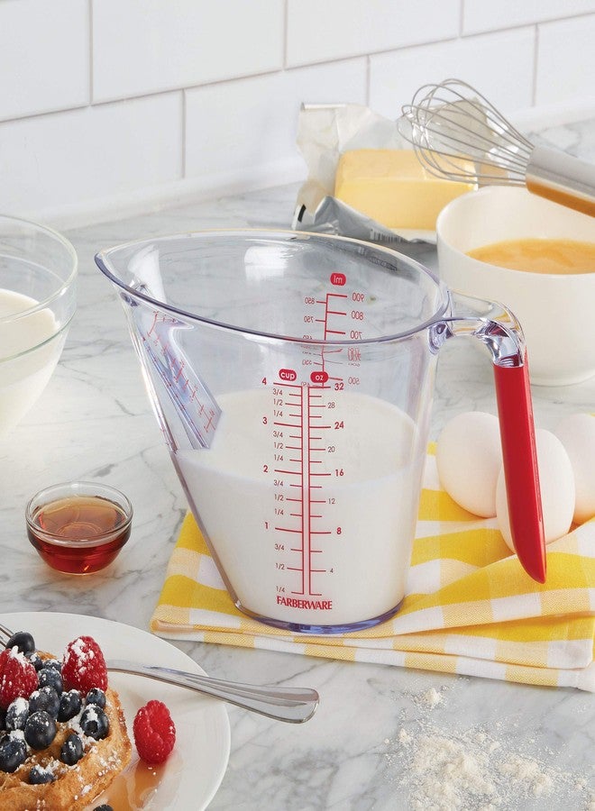 Farberware Pro Angled Measuring Cup, 4 Cup, Red - Image 5