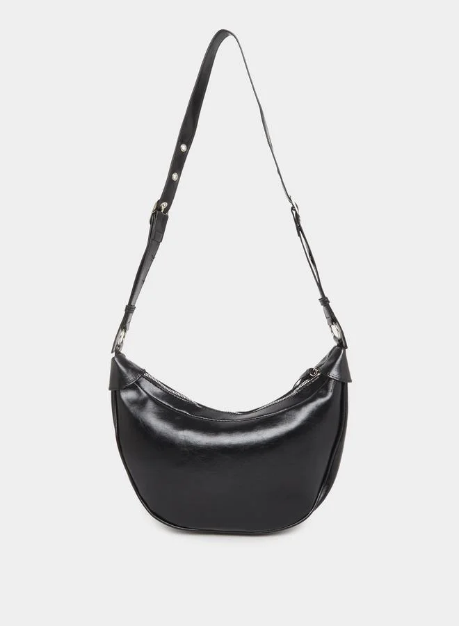 ستايلي Styli Studs Accent Shoulder Bag