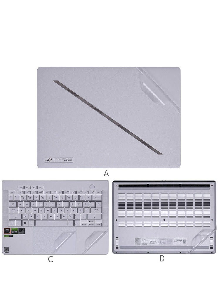 general Laptop Decal Cover Compatible with 16 inch ASUS ROG Zephyrus G16 2024 GU605M, Anti-Scratch Sticker Three Sided Notebook Film - Image 2