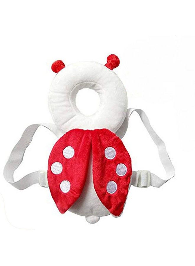 DaKos Baby Toddlers Head Protector For Baby Walkers (Age 415 Months)�Beetle (Red & White) - Image 1