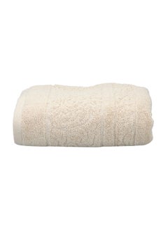 Cannon Highly Absorbent and Quick Drying Jacquard Hand Towel Cream 50 x 100 cm CN JE50X100-GREY  - Image 1