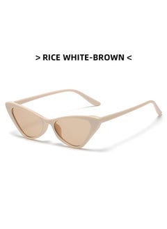 Generic European And American Hip-hop Glasses Personalized Candy Color Triangle Cat's Eye Sunglasses Fashion Trendy Shot Shaped Sunglasses 