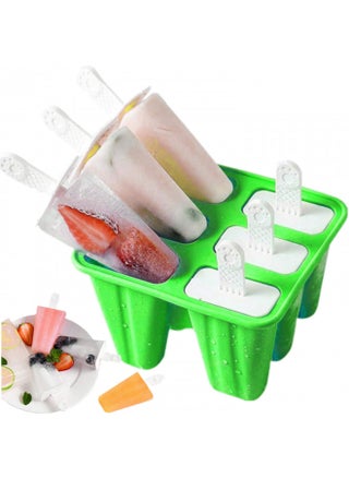 Popsicle MouldPopsicle Maker Popsicle Molds 6 Pieces Silicone Ice Pop Molds BPA Free Popsicle Mold Reusable Easy Release Ice Pop Make (Blue) - pzsku/ZCB6BC7319295B48BE9A9Z/45/1748956750/1f2ef3ce-bae0-4cff-a087-b3a343ff6ed7