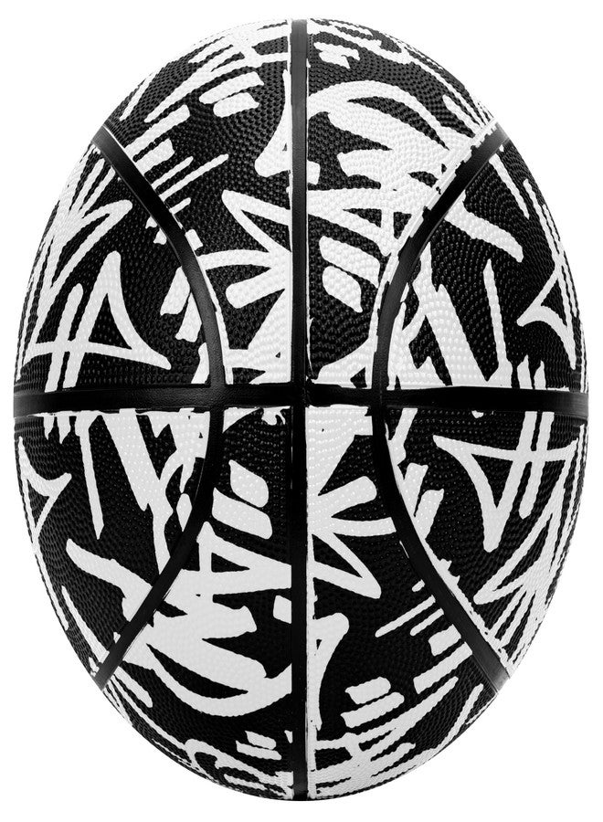 AND1 Fantom Graffiti Rubber Basketball: Official Regulation Size 7 (29.5 inches) Rubber Basketball - Deep Channel Construction Streetball, Made for Indoor Outdoor - Image 2