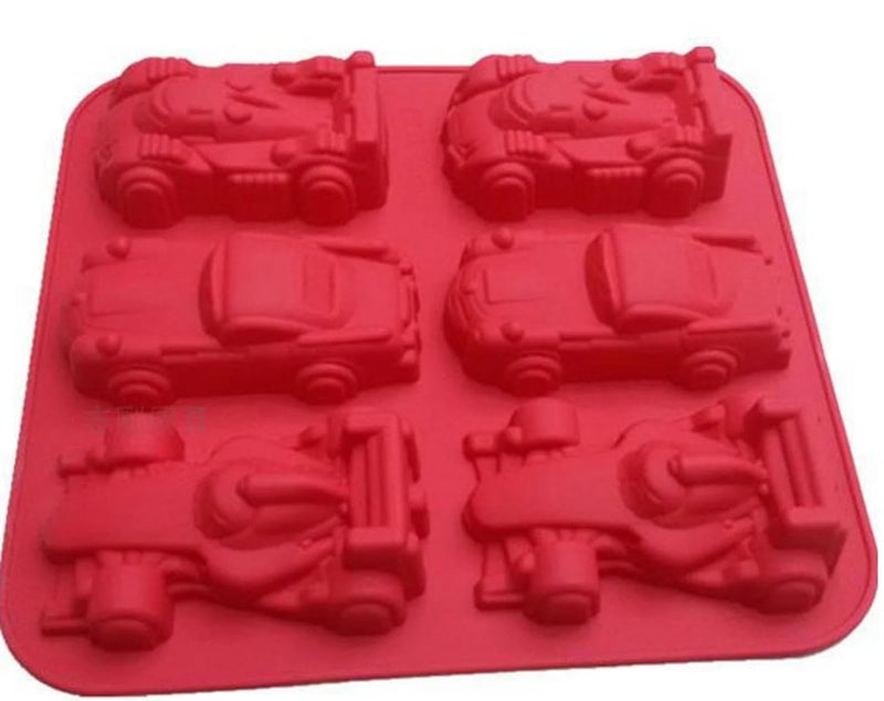 Smello Smello's 6 Cavity Cute Car Kids Special Silicone Mould (KS 104) - Image 3