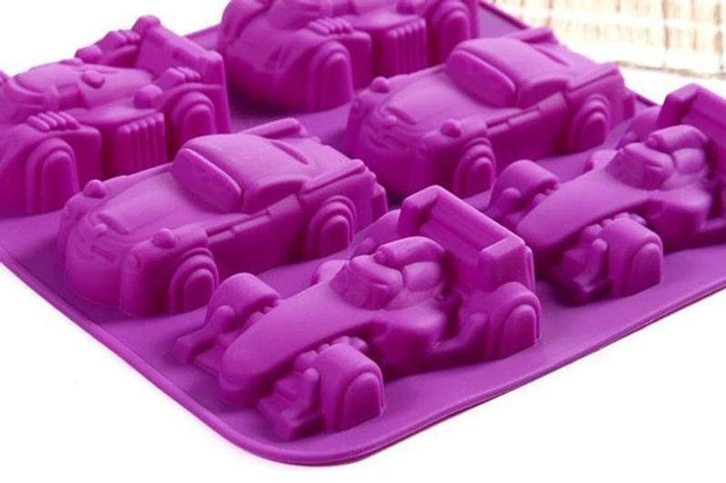 Smello Smello's 6 Cavity Cute Car Kids Special Silicone Mould (KS 104) - Image 4
