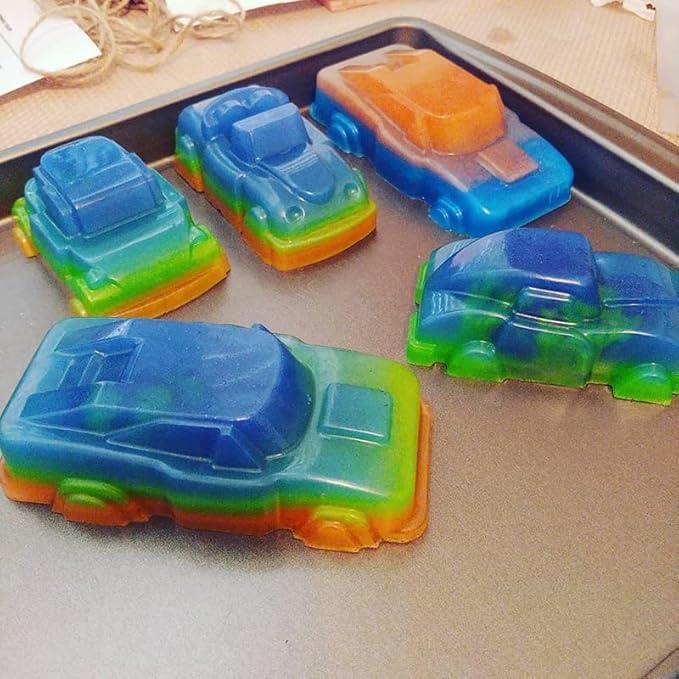 Smello Smello's 6 Cavity Cute Car Kids Special Silicone Mould (KS 104) - Image 2