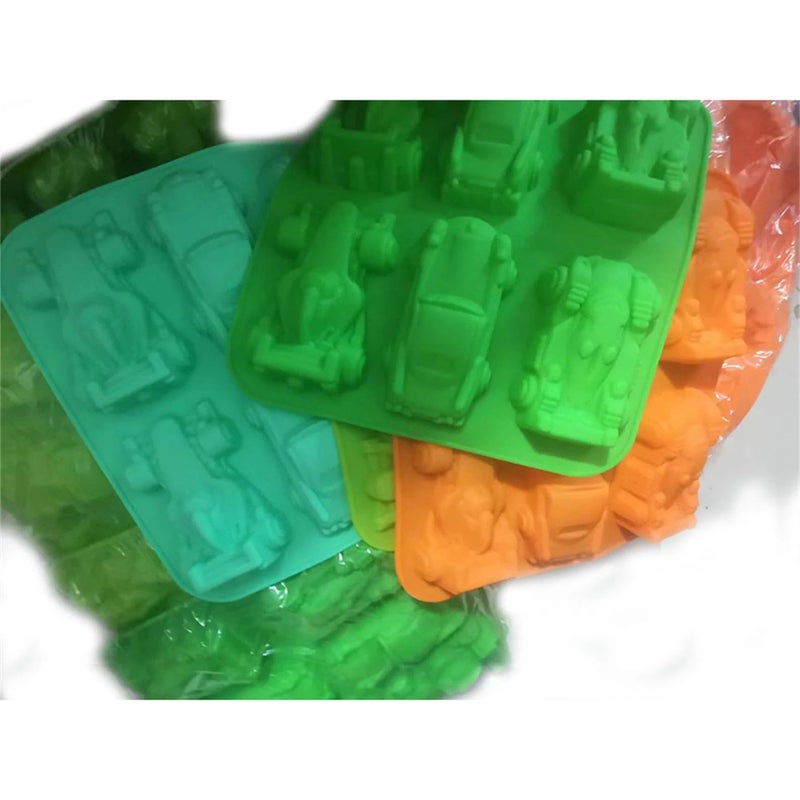Smello Smello's 6 Cavity Cute Car Kids Special Silicone Mould (KS 104) - Image 5