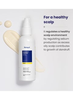 RE' EQUIL Dandruff Control Lotion (Pre Wash) | Reduces Severe, Greasy, And Flaky Dandruff | Reduces Dryness & Itching | No Drip Formulation | All Hair Types | 100Ml  - Image 4