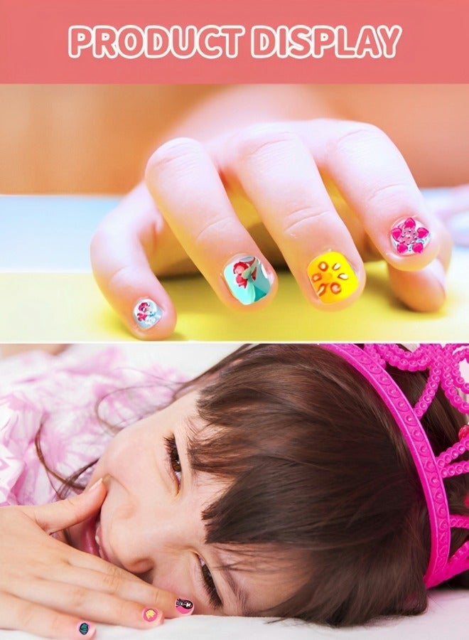 GROIC Kids Stickers,Design Kit with Art Stickers & Makeup Craft Kits for Girls Kids,Self Adhesive Decor,Art Activity Set,Girls Dress Up Toys  - Image 5