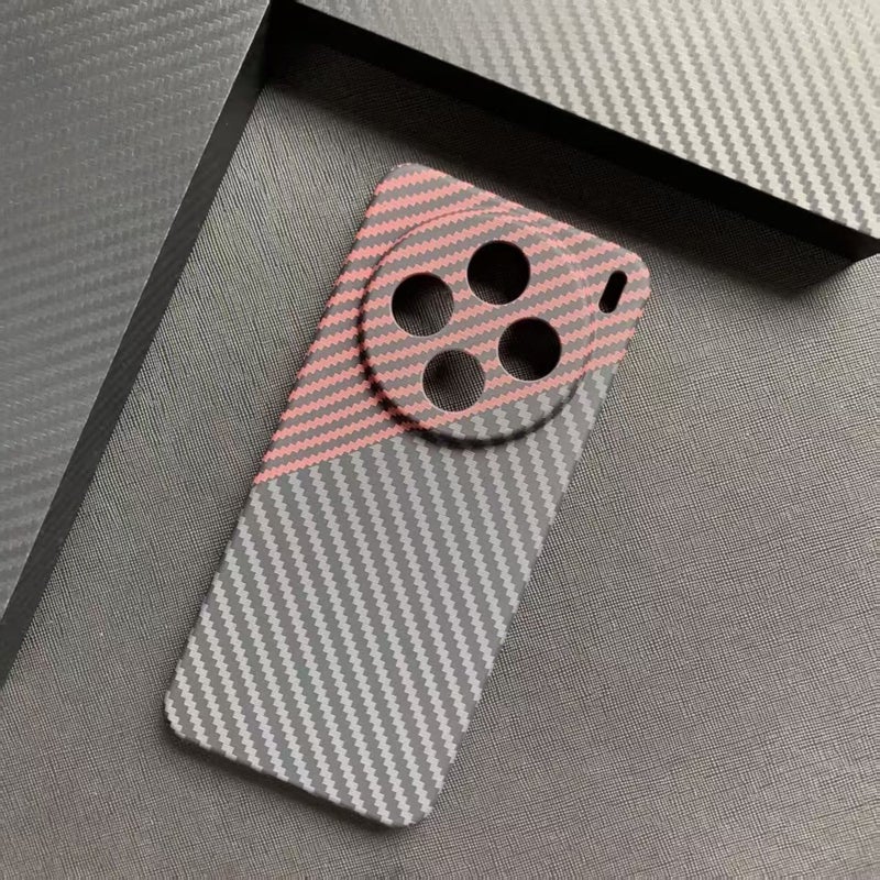 Carbon Fiber Pattern Phone Case for vivo X200 Pro Mini X200S X100 Ultra, Anti-Slip Shockproof Cover - Image 5
