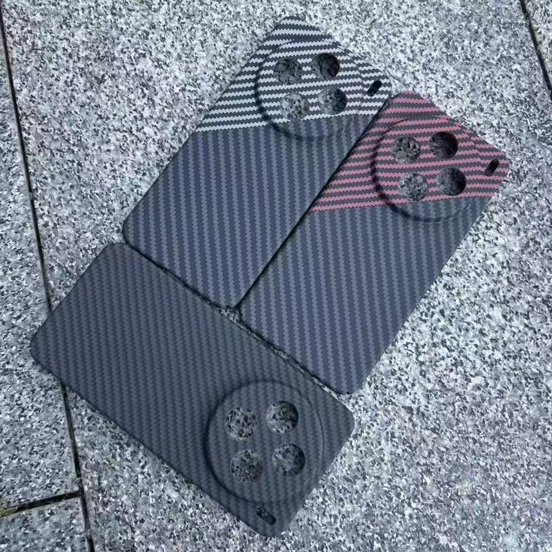 Carbon Fiber Pattern Phone Case for vivo X200 Pro Mini X200S X100 Ultra, Anti-Slip Shockproof Cover - Image 2