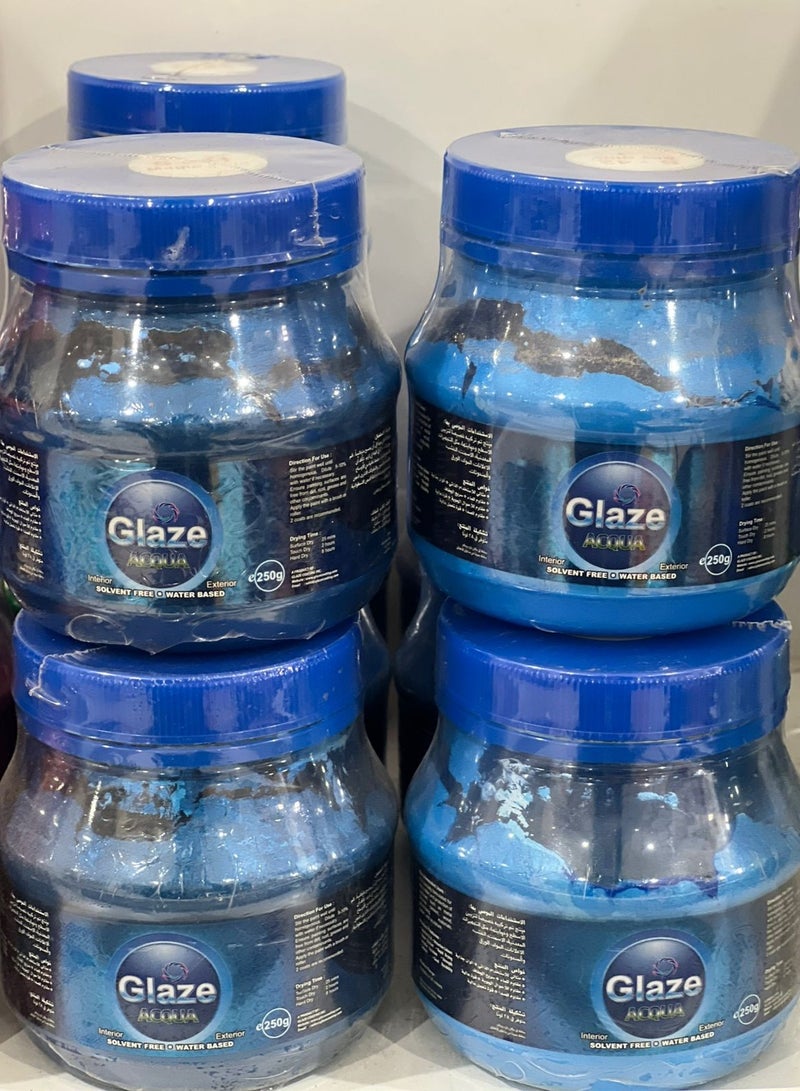 GLAZE ACQUA WATER BASED PAINT COLOR - MAGIC BLUE (S41) 250GMS