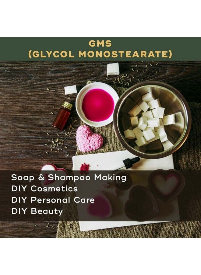 BRM CHEMICALS - Gms Glycol Monostearate 1 Kg For Soap Making Shampoo Making Cosmetic Making & Diy Personal Care For Face Hair Skin & Body - Image 1