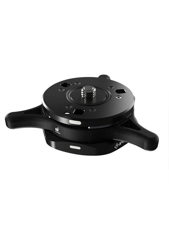 Ifootage Quick Release Plate Seastar Q1S, Upgrade Camera Quick Connect Tripod Mount Compatible with Canon, Nikon, Sony DSLR Camcorder Video Photography, Ball Head,Tripod, Monopod, Slider etc - Image 1