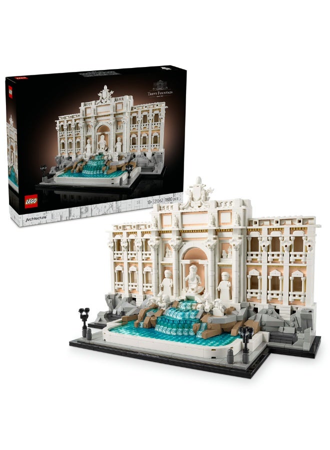LEGO Architecture Trevi Fountain Model Set for Adults 21062 (Age 18+, 1880 Pieces) - Image 1