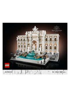 LEGO Architecture Trevi Fountain - Baroque Monument Model Kit with Palazzo Poli Facade & Minifigure Sculptures - Home or Office Decor DIY Set for Adults - Gift for History-Loving Men & Women - 21062 (1880 pieces)  - Image 4