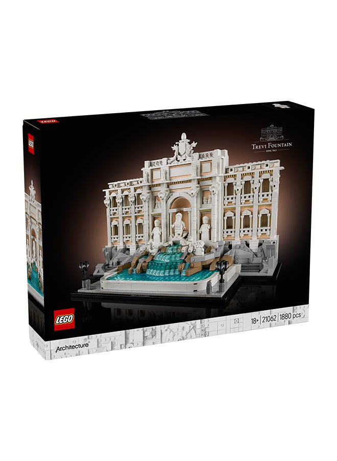 LEGO Architecture Trevi Fountain - Baroque Monument Model Kit with Palazzo Poli Facade & Minifigure Sculptures - Home or Office Decor DIY Set for Adults - Gift for History-Loving Men & Women - 21062 (1880 pieces)  - Image 2