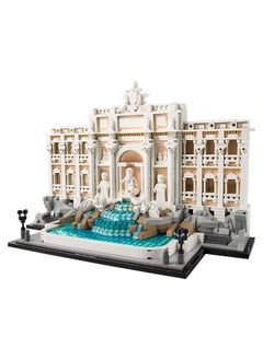 LEGO Architecture Trevi Fountain - Baroque Monument Model Kit with Palazzo Poli Facade & Minifigure Sculptures - Home or Office Decor DIY Set for Adults - Gift for History-Loving Men & Women - 21062 (1880 pieces)  - Image 5