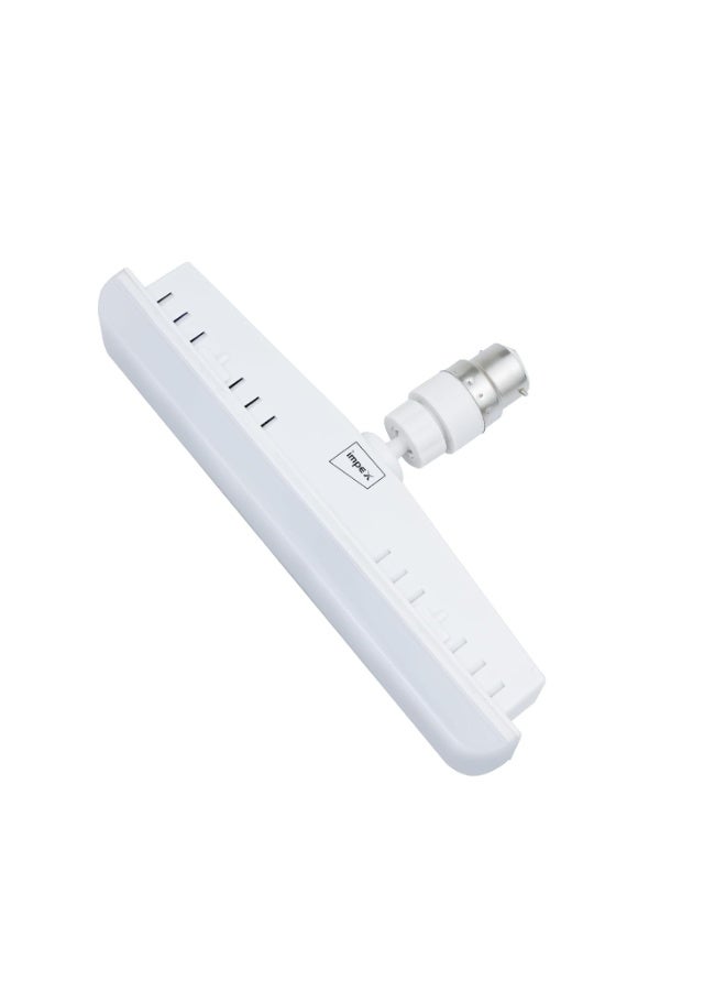 Impex Rechargeable LED Bulb | 10W Rechargeable B22 Base T Bulb| 360° Adjustable Head | Inverter Bulb | 1 Year Warranty - Image 1