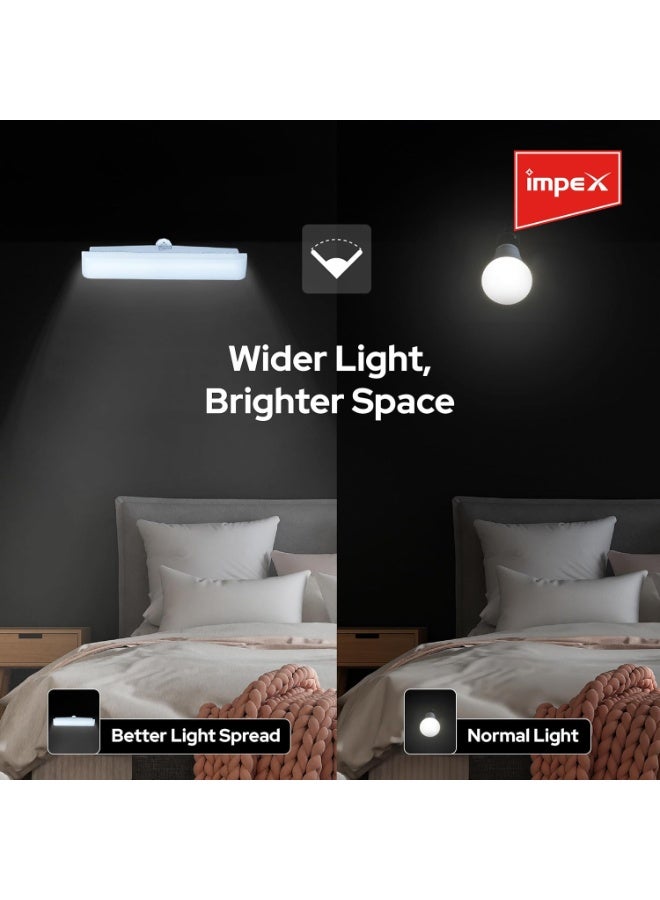 Impex Rechargeable LED Bulb | 10W Rechargeable B22 Base T Bulb| 360° Adjustable Head | Inverter Bulb | 1 Year Warranty - Image 4