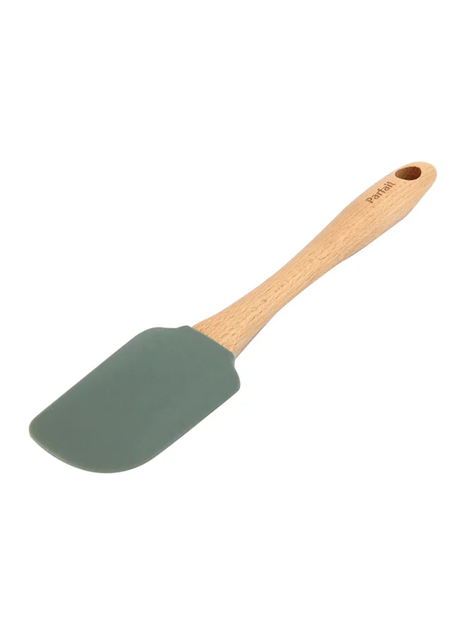بارفيت ملعقة سيليكون عالية الجودة متينة أخضر وبني