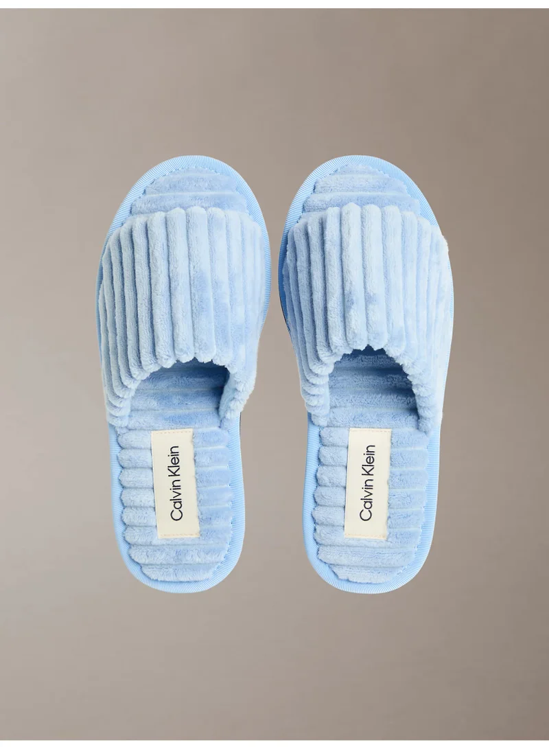 Calvin Klein Frozen Fjord Soft Padded Corduroy Slippers for Women | Best Price UAE