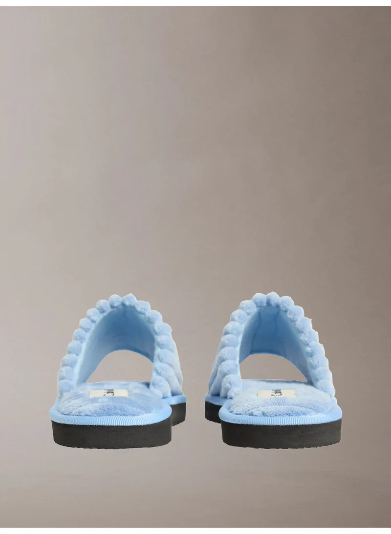 Calvin Klein Frozen Fjord Soft Padded Corduroy Slippers for Women | Best Price UAE