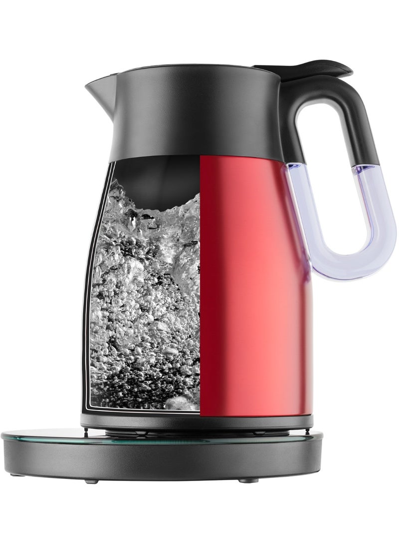 كاتلر Catler Electric Kettle 1.5L, KE 8120 Variable Temperature Vacuum – Stainless Steel Double Wall Thermal Kettle, 40–100°C Touch Control, STRIX Base, Auto Shut-Off, Cool Touch Exterior - Image 5