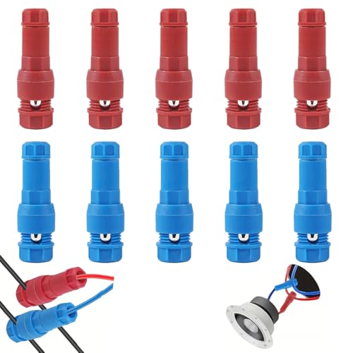 Serplex® 10Pcs Low Voltage Landscape Wire Connector Waterproof 12-18 AWG Light Cable Connectors for Outdoor LED Path Garden Lawn Lighting - Image 1