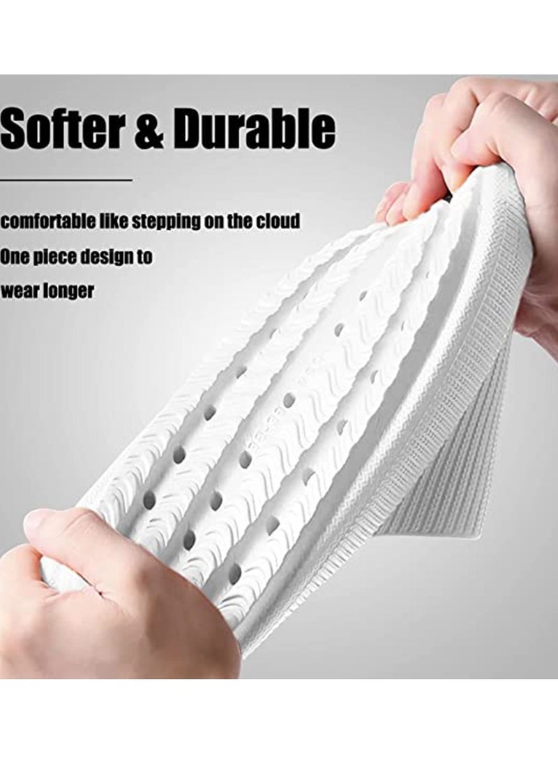 HomarKet Pillow Slippers Soft Shower Slippers for Women and Men Non Slip Quick Drying Shower Slides Bathroom Sandals with Ultra Cushion and Thick Sole - Image 5