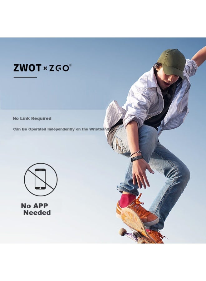 Zgo Student Smart Bracelet Vibration Alarm Silent Dorm Use Running Fitness Timing Sports Electronic Watch 660x - Image 3