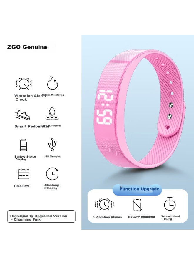 Zgo Student Smart Bracelet Vibration Alarm Silent Dorm Use Running Fitness Timing Sports Electronic Watch 660x - Image 1
