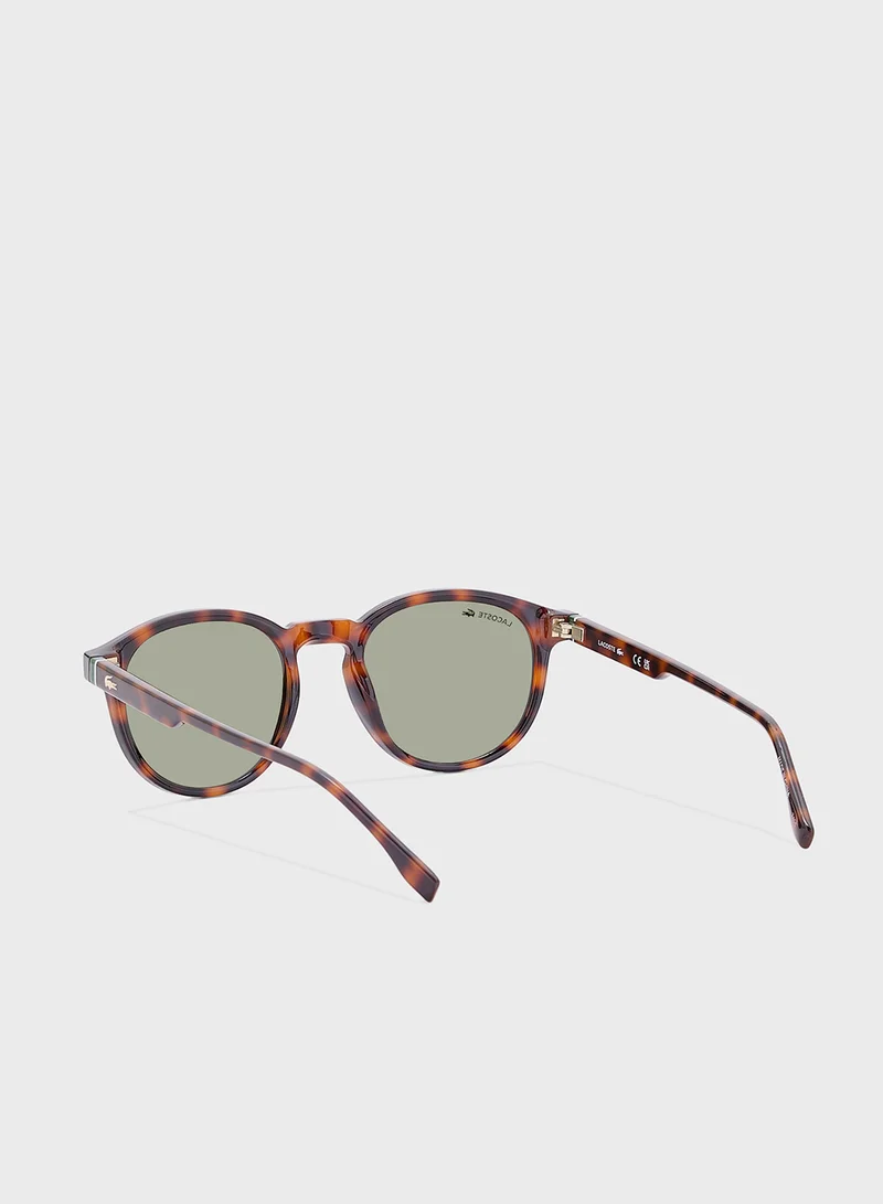 لاكوست Round Sunglasses