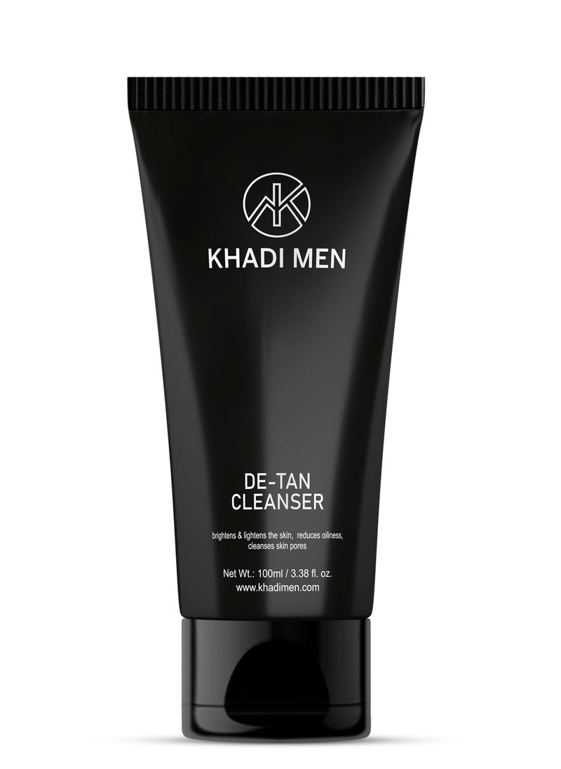 KHADI MEN - Khadi Men De tan Face Cleanser 100ml Brightens & lightens the skin - Image 1