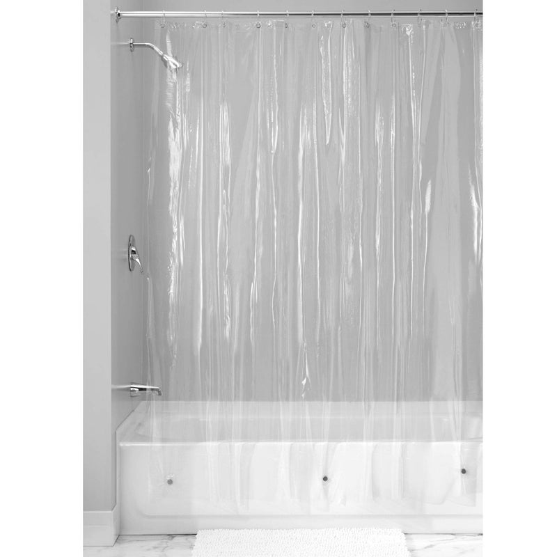 InterDesign iDesign Vinyl Shower Liner, 72" x 96", Clear - Image 2