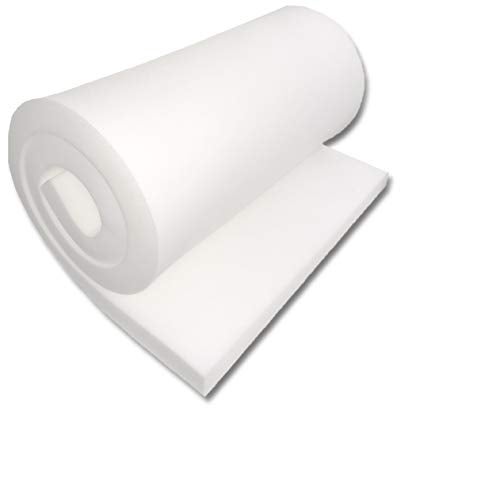 FoamTouch 3"x24"x72" high Density Polyurethane Foam, 3 x24 x72 inches, White - Image 1