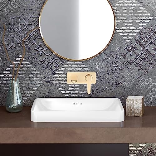 KOHLER ALEO+ Wall-Mount Basin Mixer in French Gold Finish - Image 4