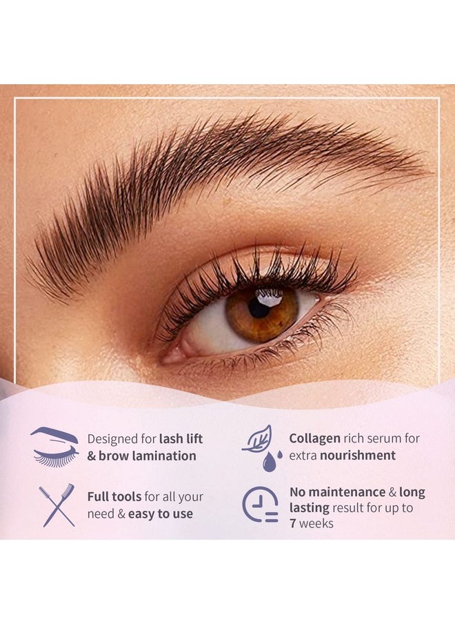 Libeauty - Eyelash Lift Kit And Brow Lamination 2 In 1 Kit Lash Perm Lotion Sachet Disposable Quick Curling Perming Use At Home Or Salon Lash Lifting Systemupdated Version - Image 1