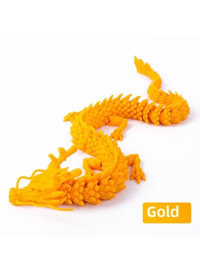 3D Printing Dragon Chinese Dragon Shenlong Crafts Ornaments Internet Celebrity Hand-made Car Ornaments Joint Dragon-Colour:Grey-Size:45CM - Image 3