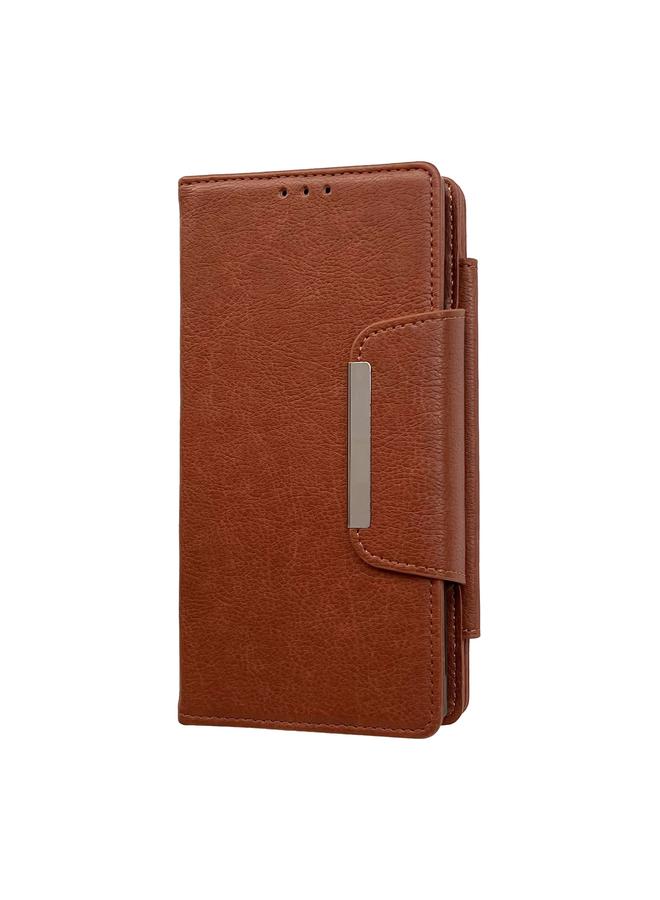 اس-توب جراب هاتف جلدي متعدد الوظائف مزود بمحفظة لـ 7 بطاقات لهاتف Google Pixel 9 Pro XL - Image 2