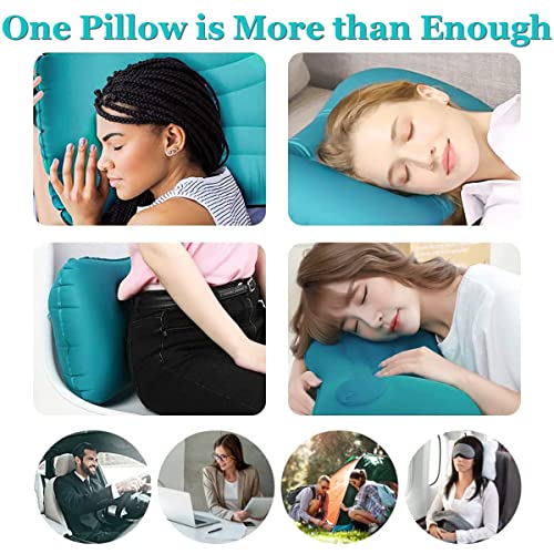 PALAY Nylon Ultralight Inflatable Camping Pillow, Compressible Comfortable Portable Travel Air Pillow For Neck&Lumbar Support While Camping, Backpacking, Hiking,Green - Image 4